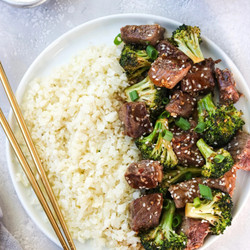 Sheet Pan Beef And Broccoli