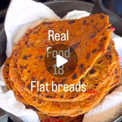 Sweet Potato And Chickpea Flatbreads