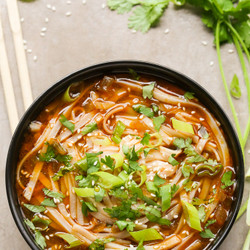 Spicy Asian Noodle Soup (vegetarian And Vegan Recipe!)