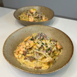 Prawn And Chorizo Spaghetti