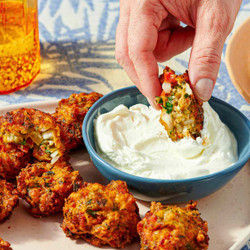 These Crispy Tomato Fritters Taste Like Summer On A Greek Island