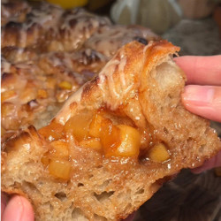 Apple Fritter Focaccia Bread