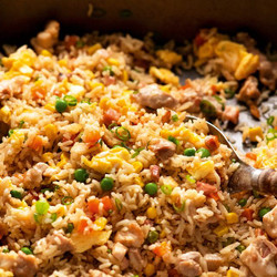 Magic Baked Chicken Fried Rice