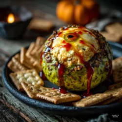 Haunted Dill Pickle Cheese Ball