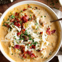 Copycat Outback Loaded Baked Potato Soup Recipe