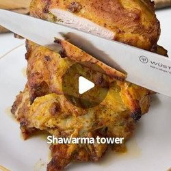 Chicken Shawarma Tower