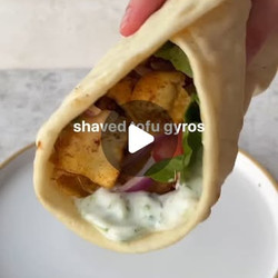Shaved Tofu Gyros