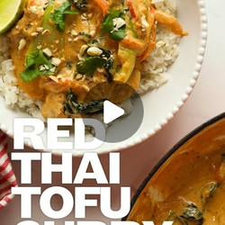 High Protein Red Thai Curry