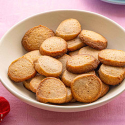 Cardamom-rosewater Shortbread Cookies
