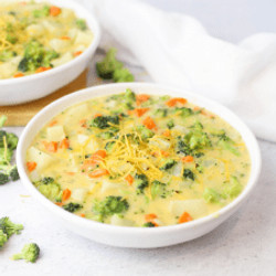 Broccoli Cheese And Potato Soup