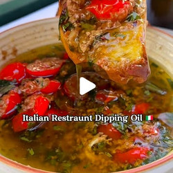 Italian Restaurant Olive Oil Dip