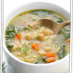 Easy Vegan Lemon Soup