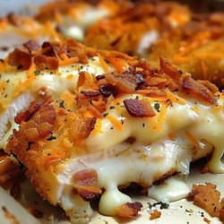 Cream Cheese and Bacon Stuffed Doritos Chicken