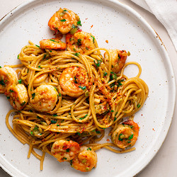 Garlic Prawn Spaghetti | Marion's Kitchen