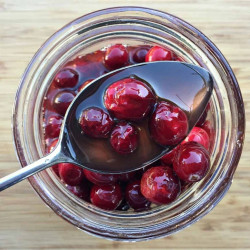 Fermented Honey Cranberries