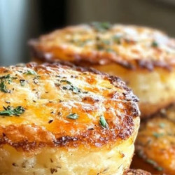 Cheesy Herb Mashed Potato Puffs
