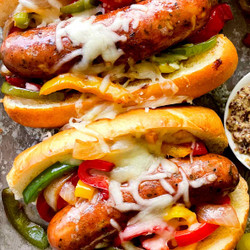 Italian Sub With Sausage And Peppers