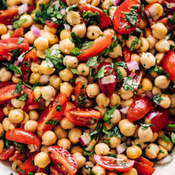 Chickpea Tomato Salad