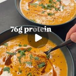 Creamy High Protein Butternut Squash Soup