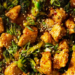 Sesame Tofu &amp; Broccoli
