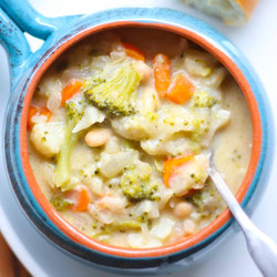 Broccoli Cauliflower Soup