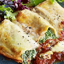 Spinach, Mushroom &amp; Nutmeg Cannelloni