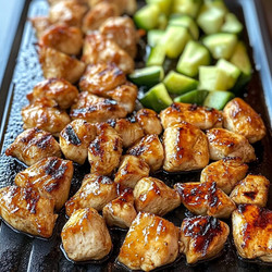 Grilled Hibachi-style Chicken With Vegetables On The Blackstone Griddle