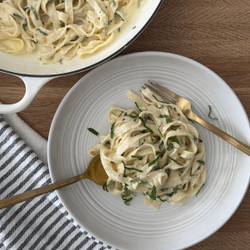 Spaghetti With Lemon Cream Sauce