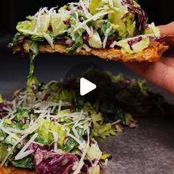 Kickass Caesar Salad Pizza