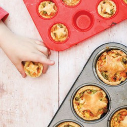 Leftover Turkey And Veggie Loaded Pies – Baby Finger Foods