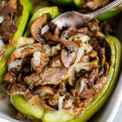 Philly Cheesesteak Stuffed Peppers
