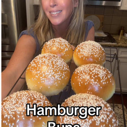 Homemade Sesame Seed Hamburger Buns