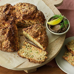 Hermine’s Smoked Salmon &amp; Chive Soda Bread