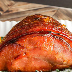 Baked Ham With Honey Apricot Glaze