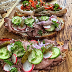 Kanapki (Open Faced Polish Sandwiches)