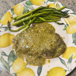 One Pan Keto Pesto Chicken