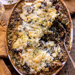Creamed Spinach And Wild Rice Casserole