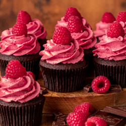 Chocolate Raspberry Cupcakes