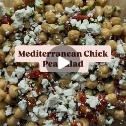 Mediterranean Chick Pea Salad