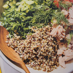 Lemony Quinoa Tuna Salad