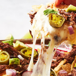 Instant Pot Shredded Beef Nachos