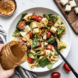 Tomato Mozzarella Pasta Salad