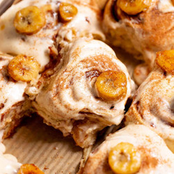 Banana Bread Cinnamon Rolls