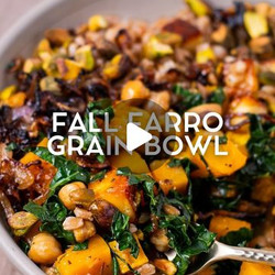 Fall Farro Grain Bowls