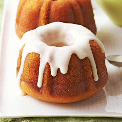 Peach Cordial Mini Bundt Cakes