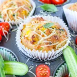 Easy One Bowl Savoury Muffins