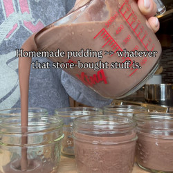 Homemade Chocolate Pudding