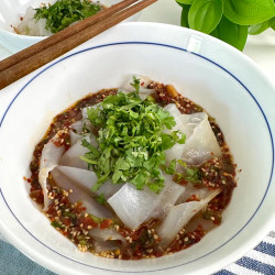 Rice Paper Soy Chili Oil Noodles
