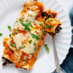 Veggie Black Bean Enchiladas