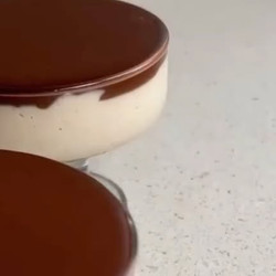 Peanut Butter Mousse With Chocolate Ganache